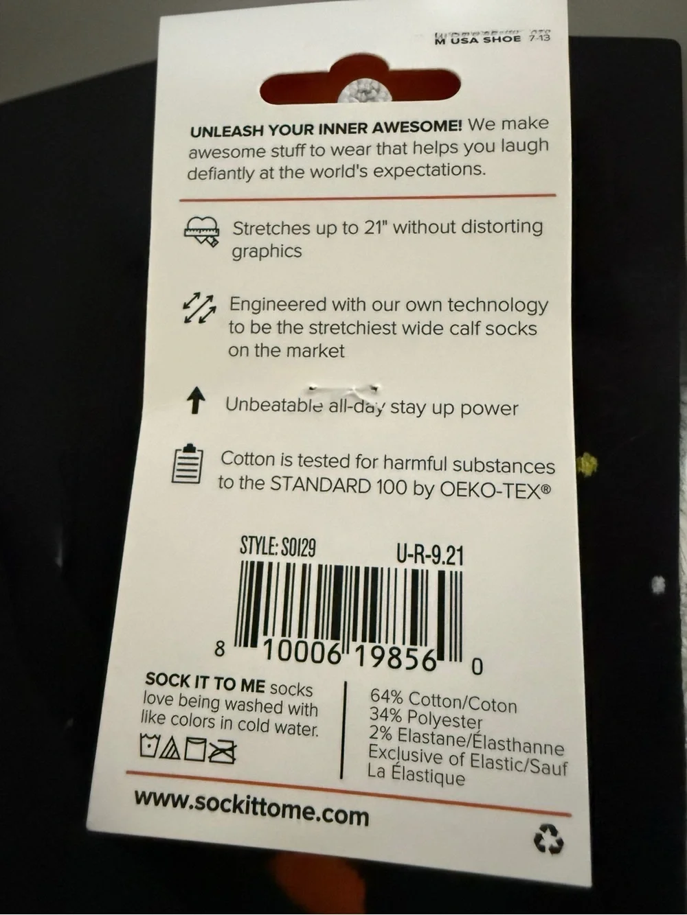 Sock It To Me nwt sock